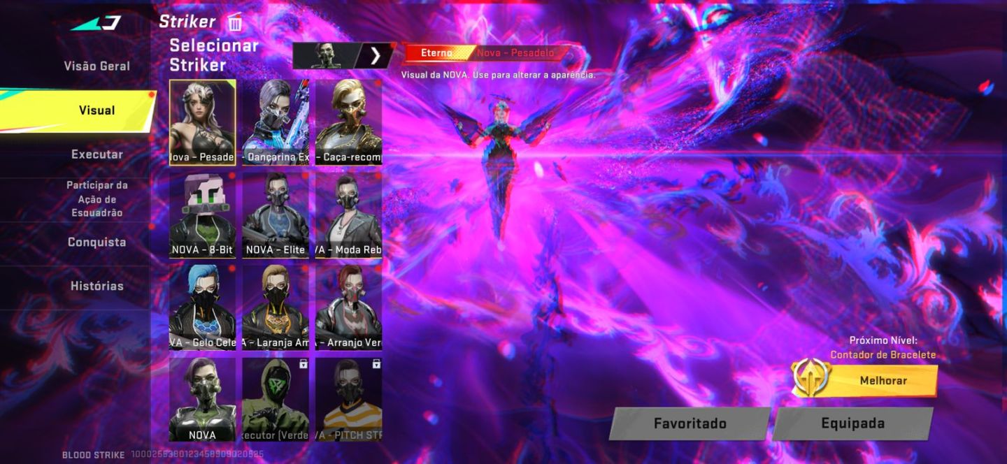 Conta de Bloodstrike. lv50 com skins eternas e ultras