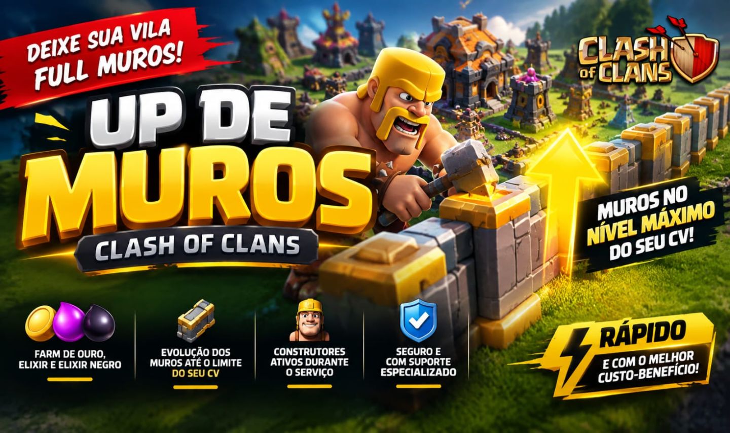 UP DE MUROS CLASH OF CLANS
