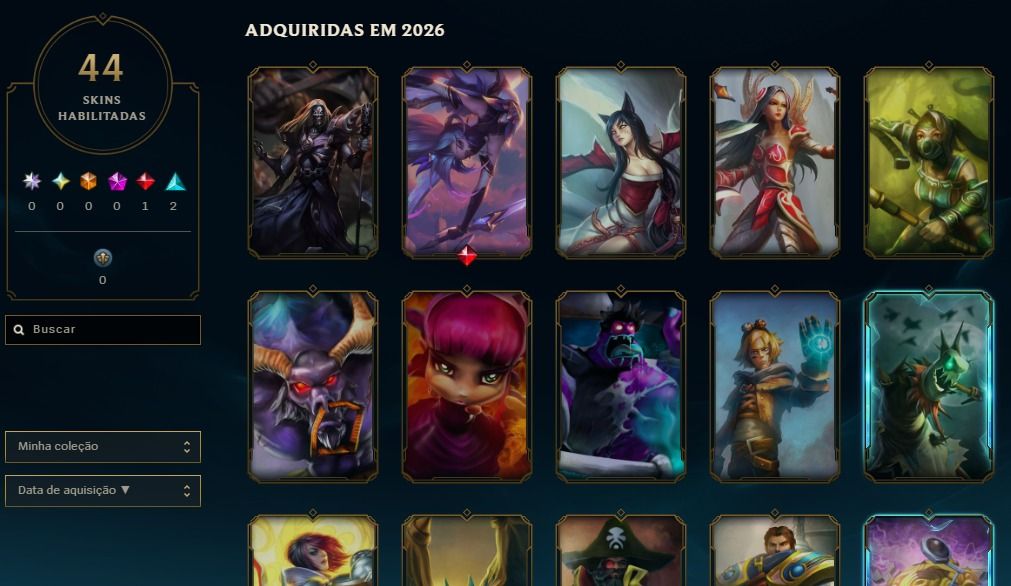Conta LoL Nível 31 Akali Guardiã Estelar + Karthus Pentakill + Shen + Tryndamere
