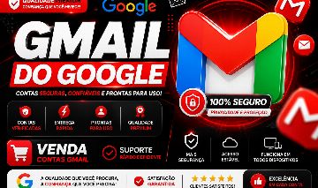 Contas Gmail google - 100% Novas