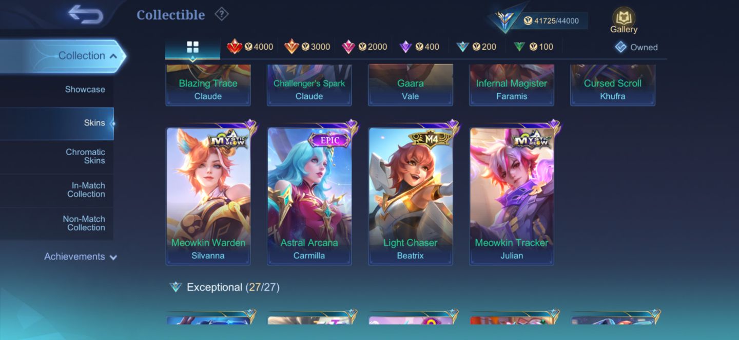 Conta mobile legends