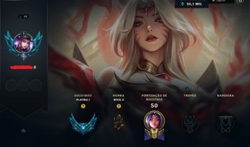 CONTA LOL MMR MESTRE FULL ACESSO WINRATE ALTO 86% 31W 5L VENDENDO NO PRECINHO !