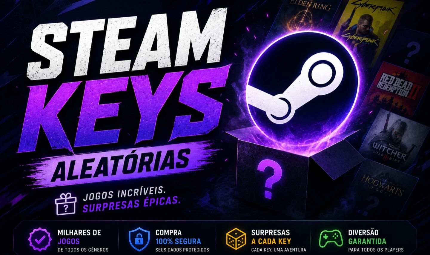 STEAM KEYS ALEATORIAS!!!
