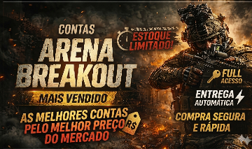 PROMOÇÃO!!! CONTAS ARENA BREAKOUT MOBILE | FULL ACESSO | 40M+ 30M+ 22M+ 12.8M