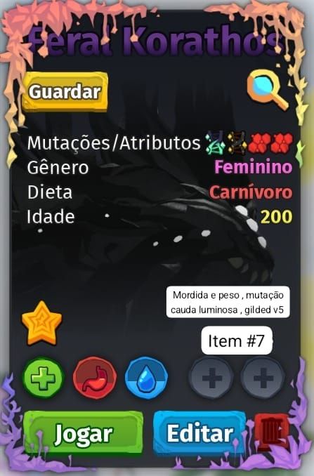 [LOJA DE SLOTS ] Creatures of Sonaria V5 - Traços Máximos & Raros