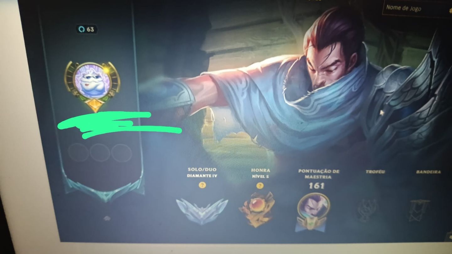 Conta LOL,diamante,lvl63