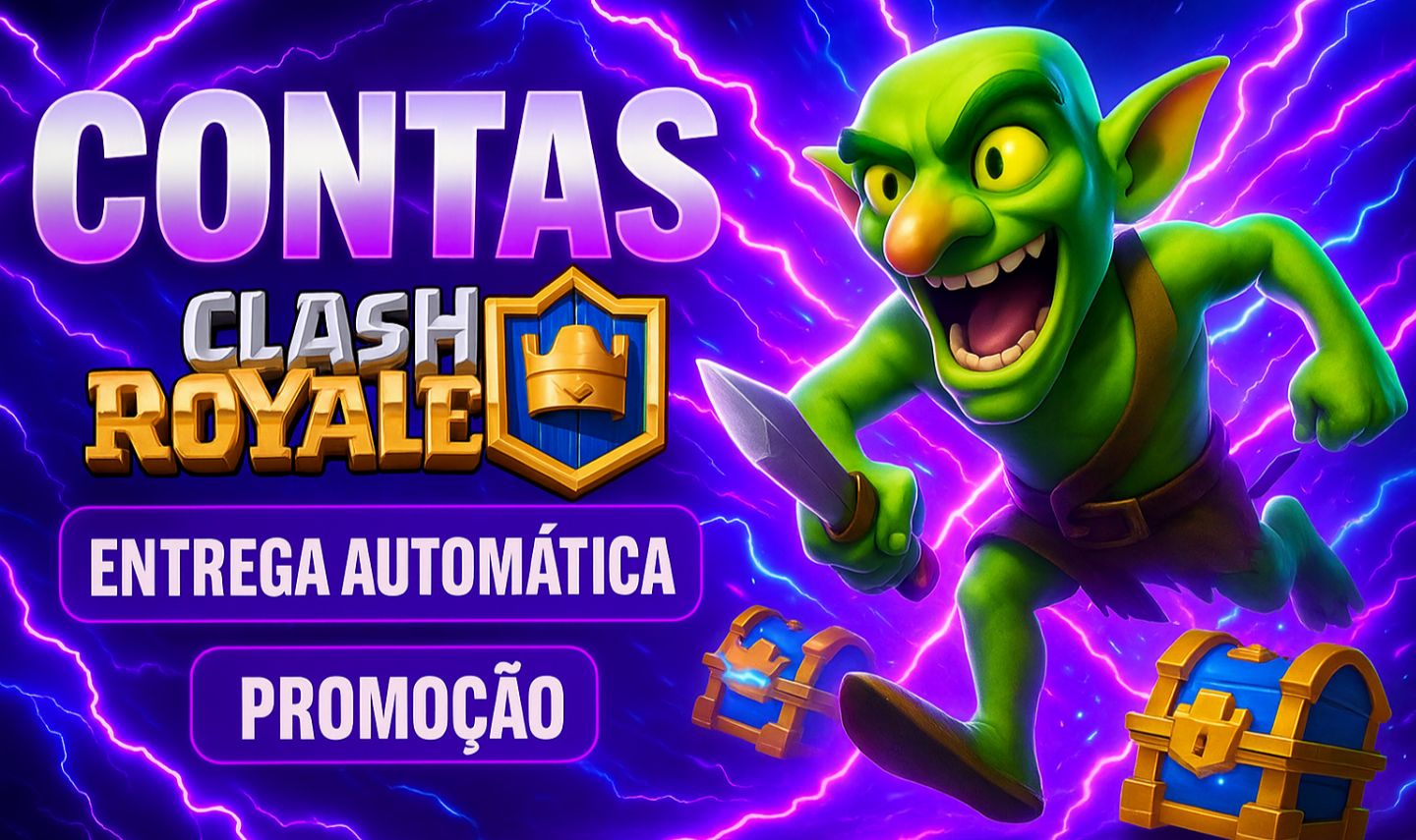 CONTAS CLASH ROYALE | CONTAS FULL ACESSO | BRINDE