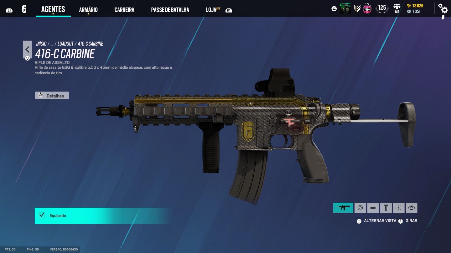 Conta R6 Champion com TODAS Geleiras, Pro Leagues Ano 1 e Corridas - NEGOCIAVEL