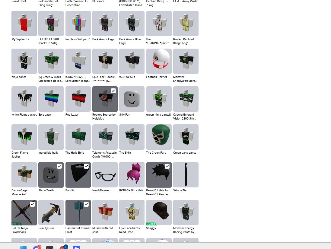 CONTA ROBLOX RARA À VENDA APENAS R$130