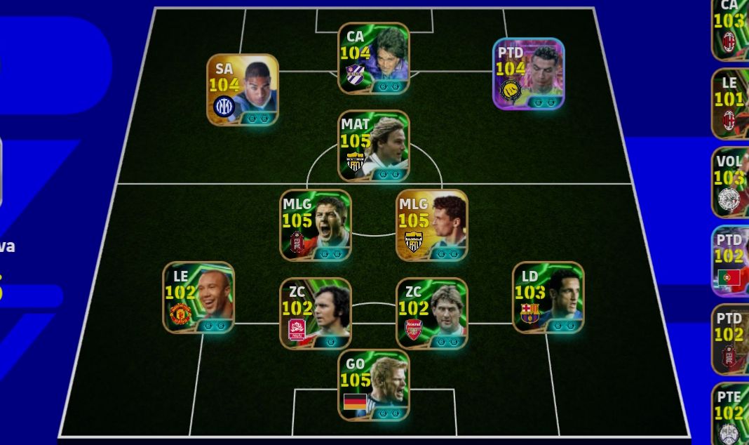 Conta eFootball Cr7 Prime+Baggio Craque+Companhia!!!
