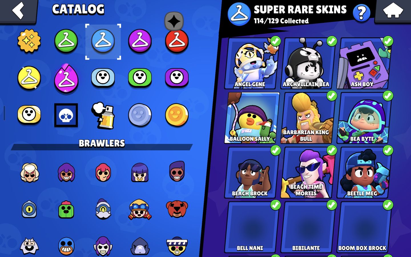 Conta Brawl stars | 89k troféus - 2019 - Skin Rei Frank vermelho + 625 skins