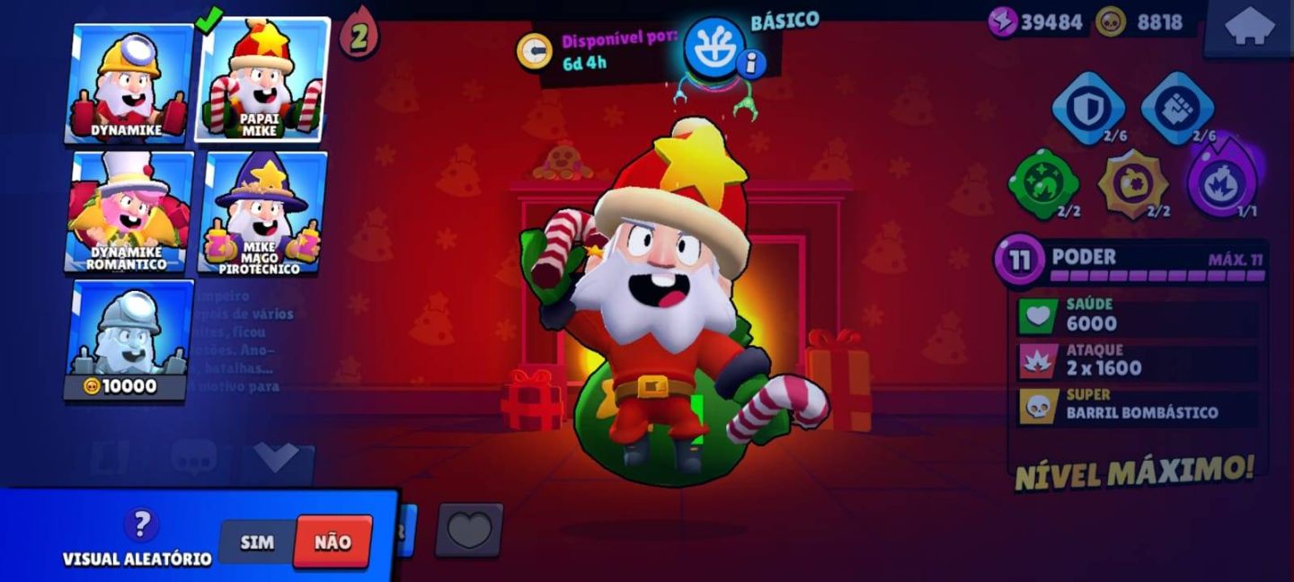 CONTA BRAWL STARS SHELLY ESTELAR 2018