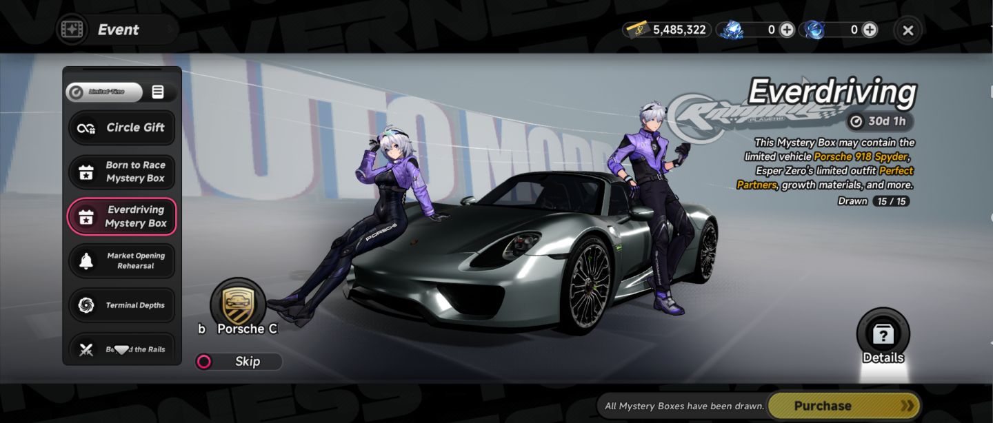 CONTA NTE +DE 300 GIROS + PORSCHE 918 +6 MILHÕES DE FONS E 1.3 ADIANTE PRA JOGAR