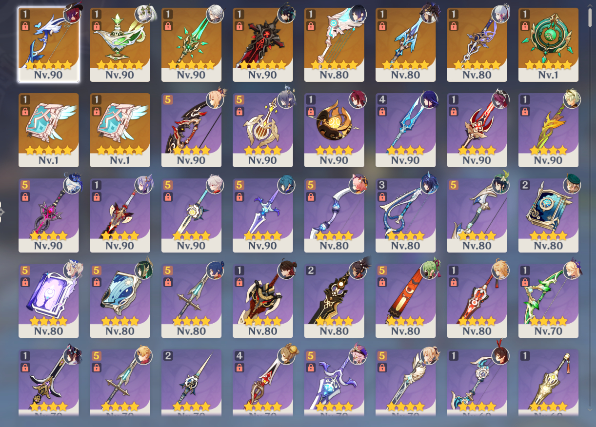 Conta Genshin Impact ENDGAME | +20 personagens 5 | Muitas armas 5 | Full Upada