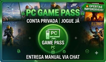 Game pass Pc 14 dias conta privada