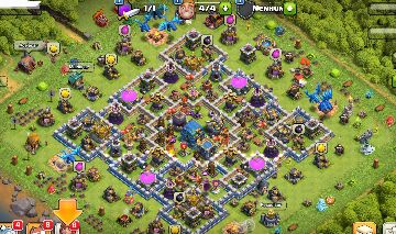CONTA CLASH OF CLANS CV12 FORTE | RAINHA 65 | +1000 GEMAS | ITENS MÁGICOS