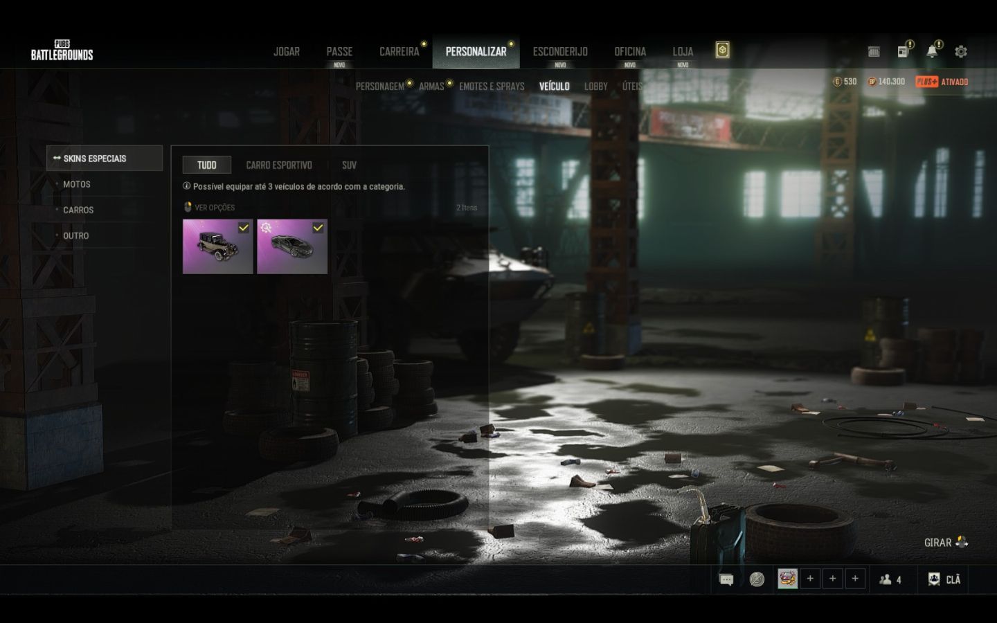 Conta PUBG Mestre | 4+ Skins Progressivas + 2600h Steam lvl 60