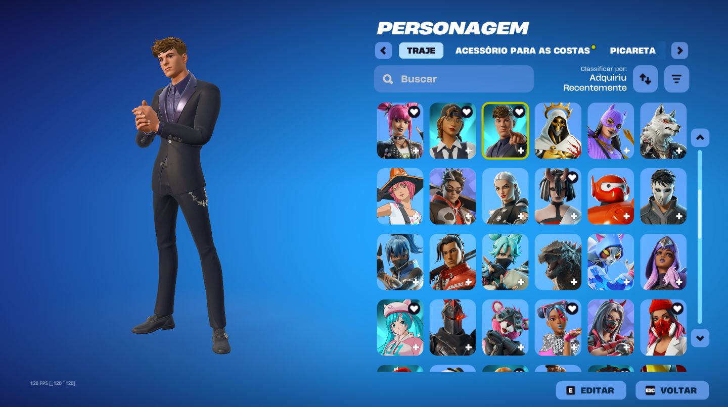 Conta Fortnite Skins Tryhard + Picaretas Clean