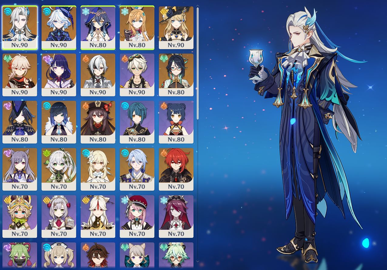 AR57 NEUVI / FURINA / ESCOFFIER / RAIDEN R1 / NAHIDA / ARLEC / XIANYUN / AYATO