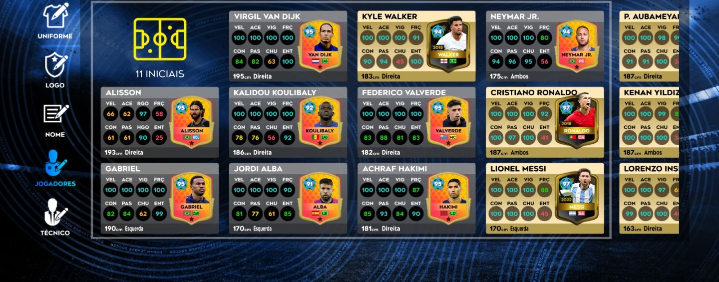 CONTA DLS 26 RARA | CR7 2018 + MESSI 2022 + NEYMAR + CARTAS ANTIGAS