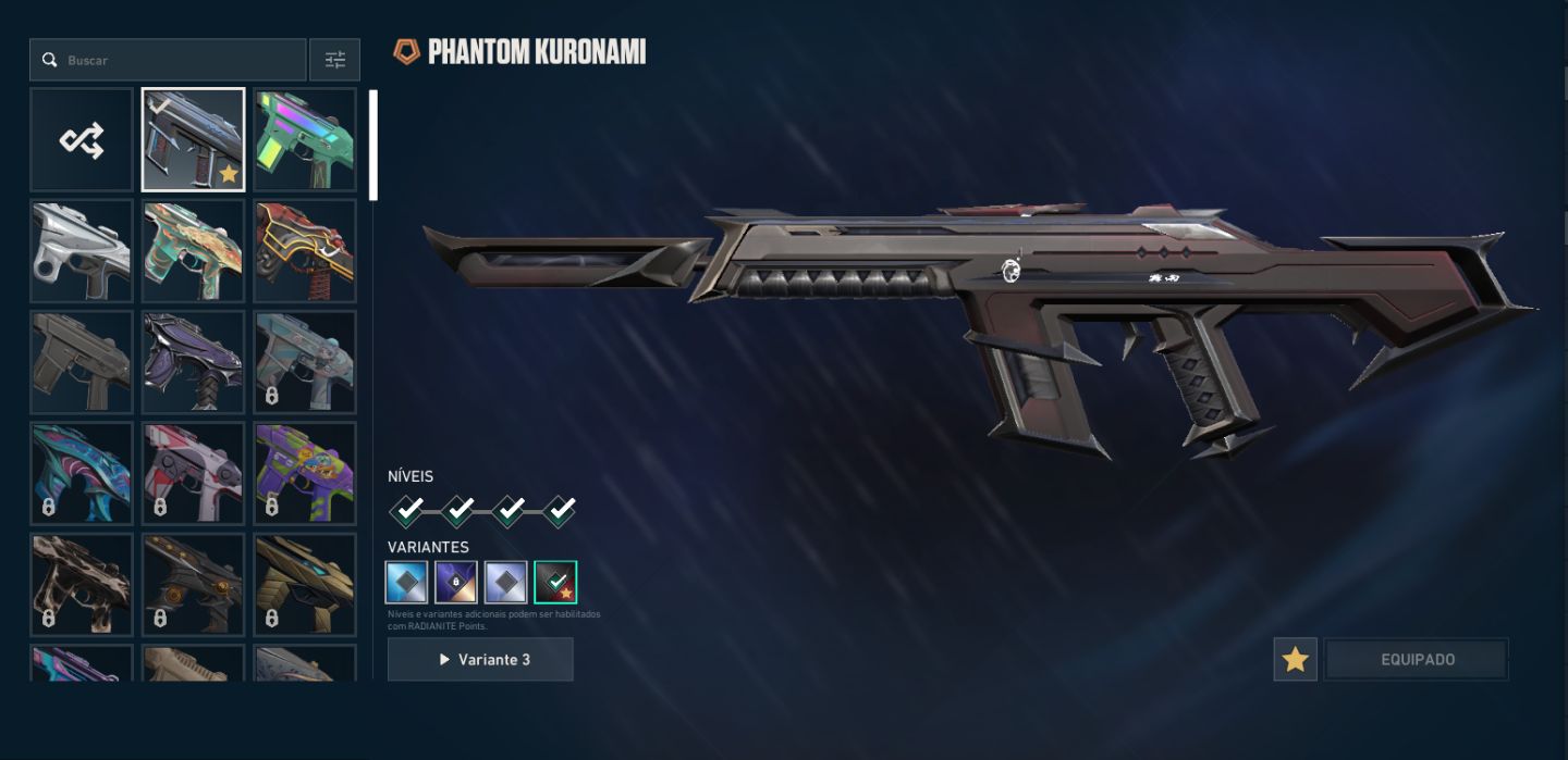 BTF SAQUEADORA, KARAMBIT ION, NARU KAMI KURONAMI, VD ION, VD ARAXYS E MAIS