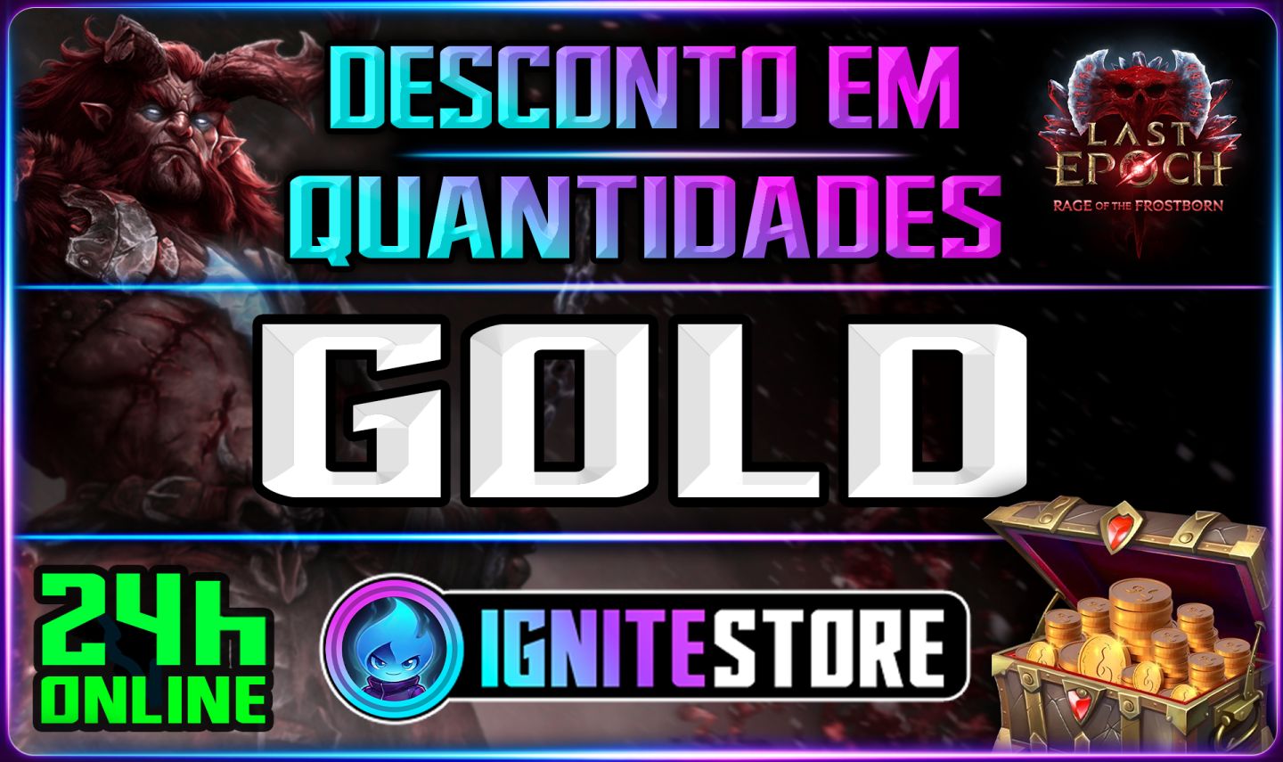 LAST EPOCH - GOLD - TEMPORADA 5 (Rage of the Frostborn) DESCONTO EM QUANTIDADES