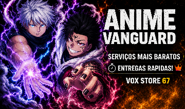 ANIME VANGUARDS/ UPDATE 13 /SERVIÇOS/UNITS/FAMILIAR/STATUS