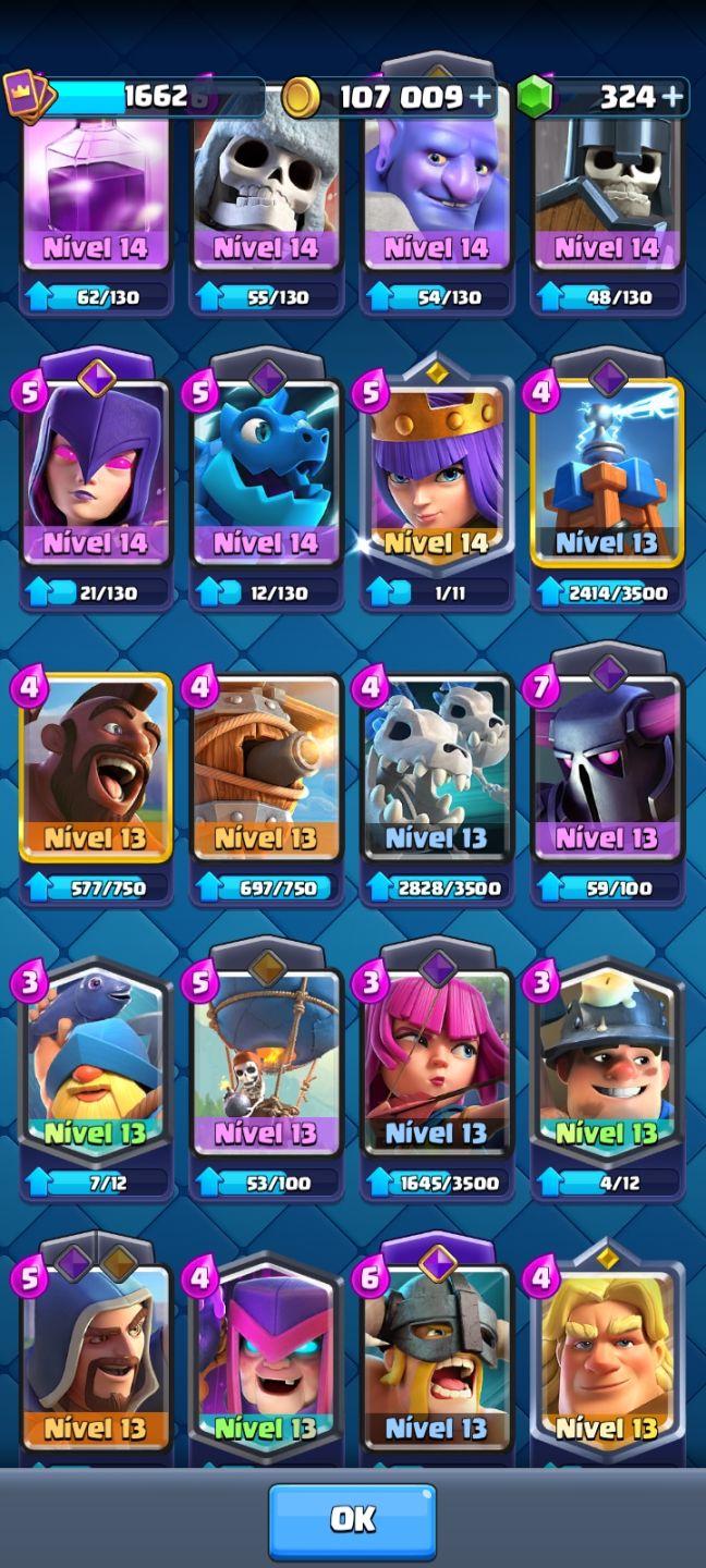 Conta braba de Clash royale