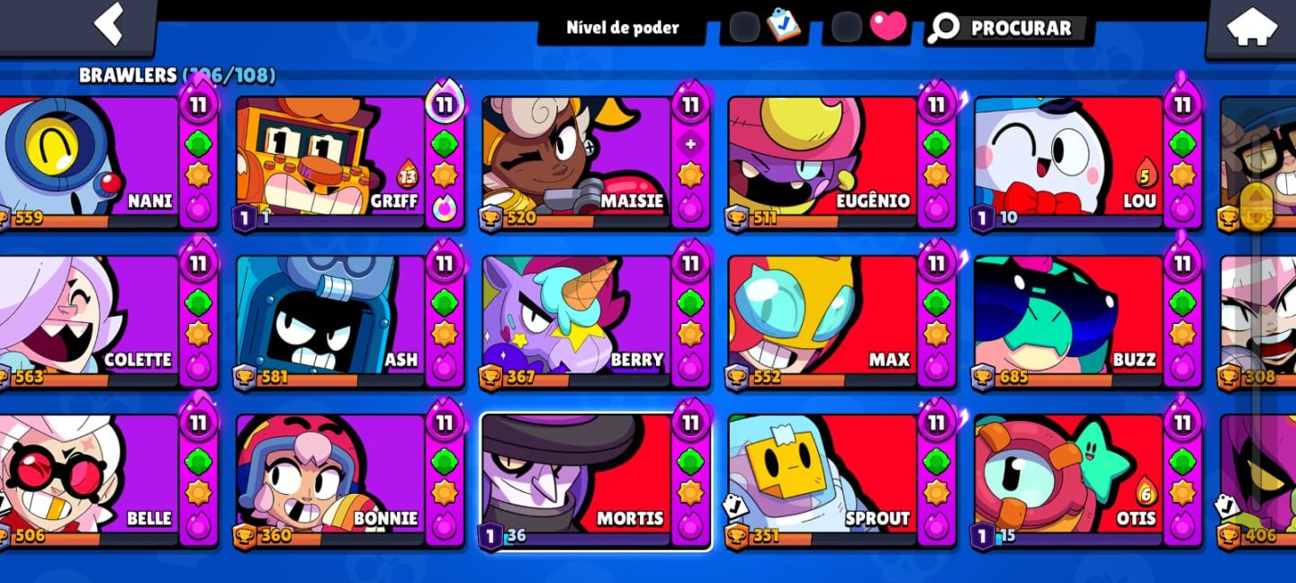 Brawl Stars 7 anos de jogo Completinha