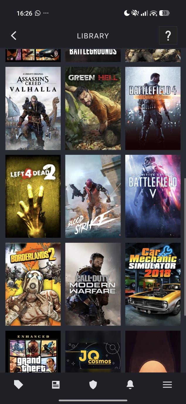 CONTA STEAM COM ALGUNS JOGOS