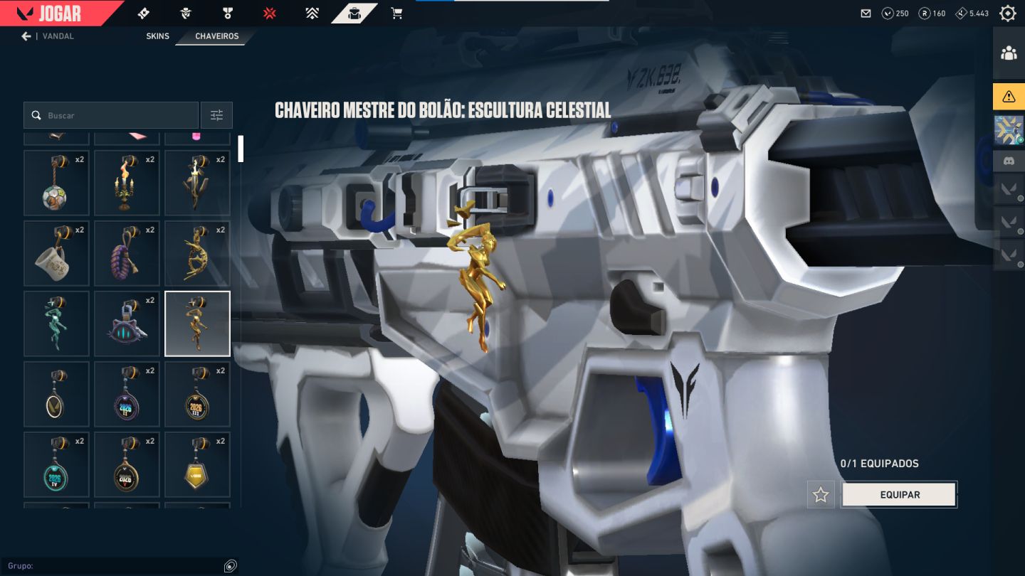 Conta Ouro I - Valorant e Tft com Skin de Vandal e Phantom(preço Negociavel)