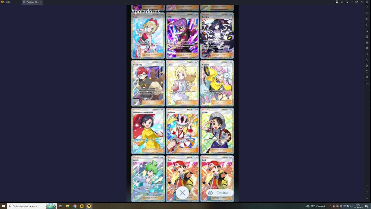 Venda de Conta de Pokémon TCG Pocket