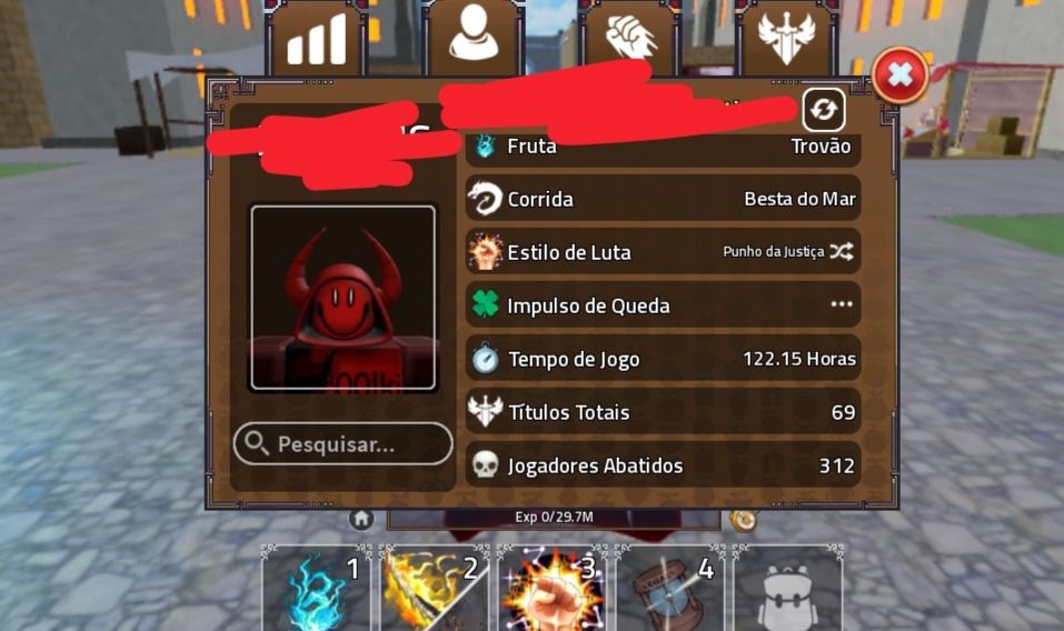Conta de King legacy com vários itens raros, conta pronta pra pvp ou farm