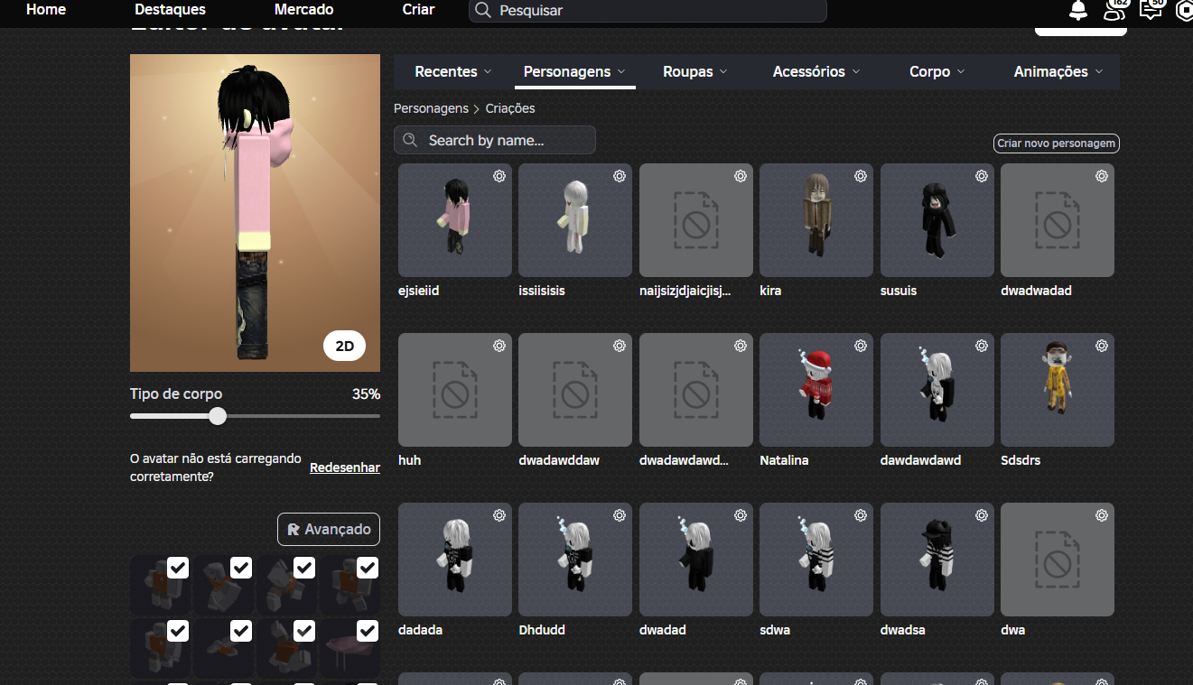 CONTA ROBLOX,COMPLETA COM SKINS E JOGOS UPADOS!!