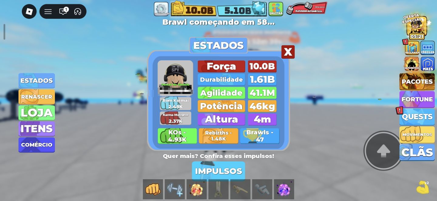 CONTA DO ROBLOX ALGUMAS SKINS E ALGUNS JOGOS.