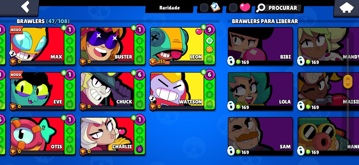 CONTA BRAWL STARS
