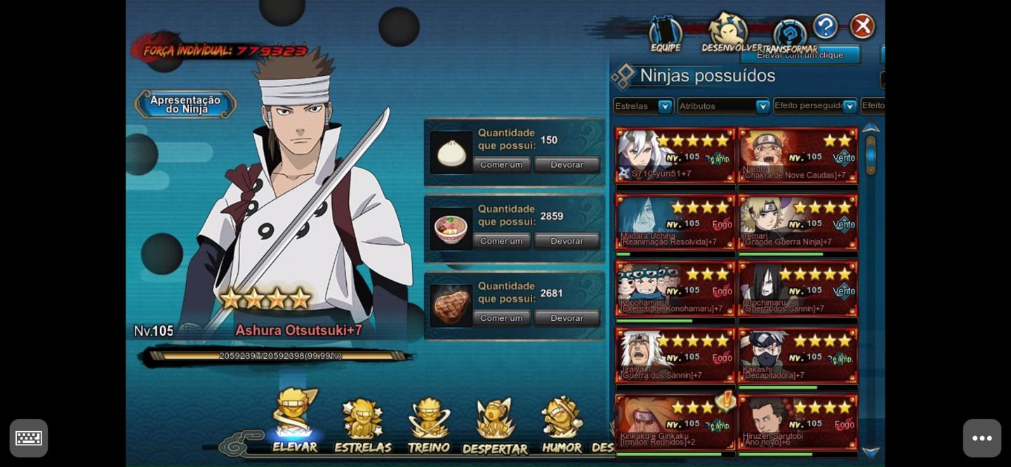 Naruto online 4k de força COM NINJAS METAS!