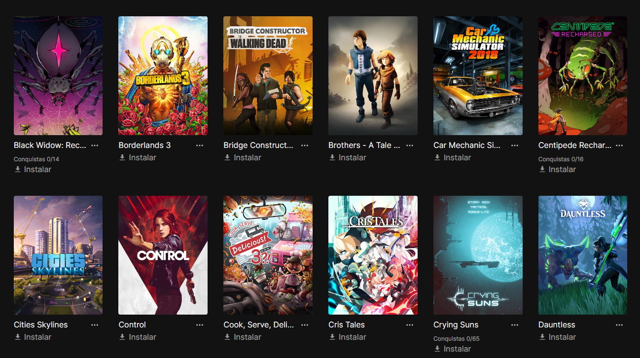 Conta Epic ( Fortnite e RL ), cerca de 100 skins e muitos jogos na Epic PC