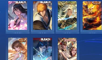 Conta hok com ichigo e byakuya honor of king + 1554 fixas
