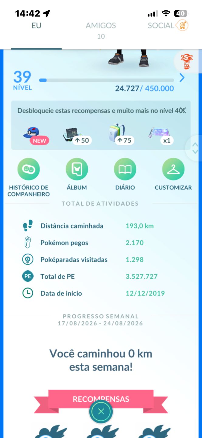 CONTA POKÉMON GO NÍVEL 39 À VENDA 40 SHINY, 28 LENDÁRIOS E 28 PERFEITOS 100%!
