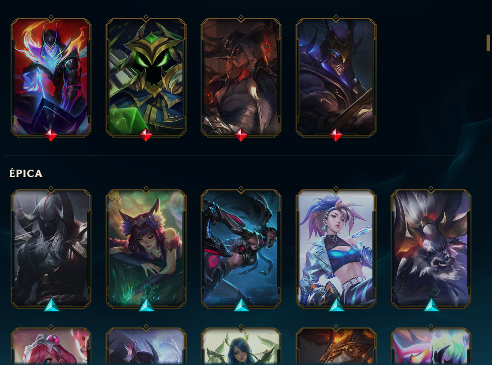 CONTA LOL RARA 2013 | DIAMANTE ALL SEASONS | 283 SKINS | +VALORANT | NEVER BAN