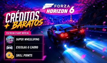 FORZA HORIZON 5 E 6 | CRÉDITOS BARATOS + CARROS + SUPER WHEELS | ENTREGA RÁPIDA