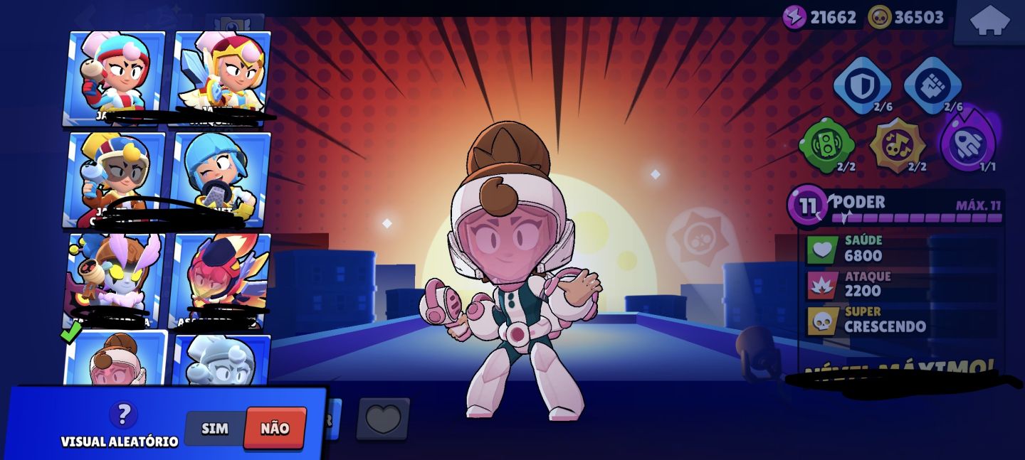 CONTA BRAWL STARS TOP 73K COM VÁRIAS SKINS LIMITADAS