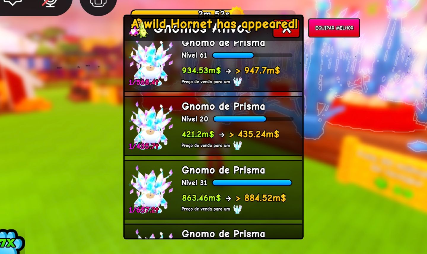 Prisma roll a gnomo
