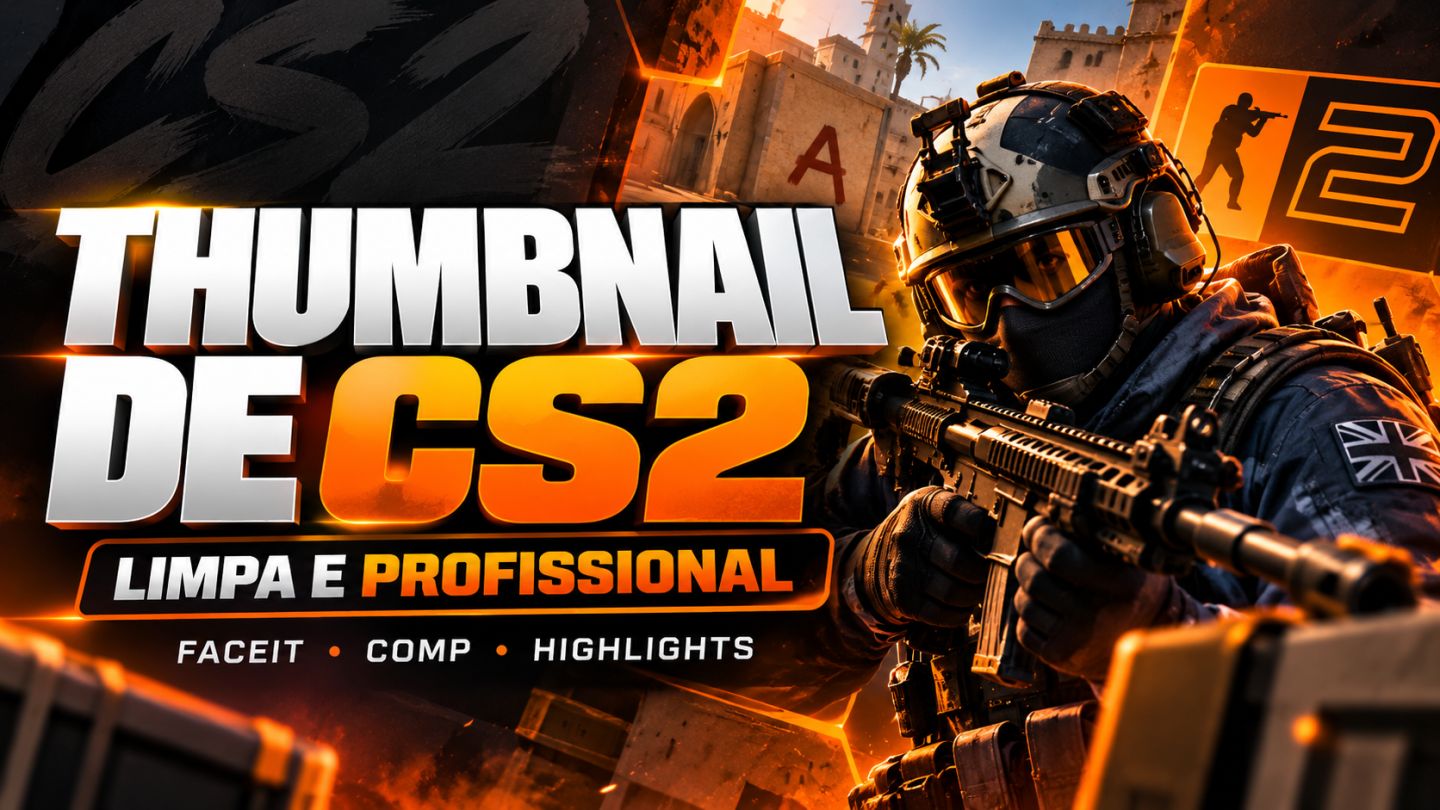 Designer Profissional | Thumbnails, Banners, Logos e Capas Personalizadas | YouT