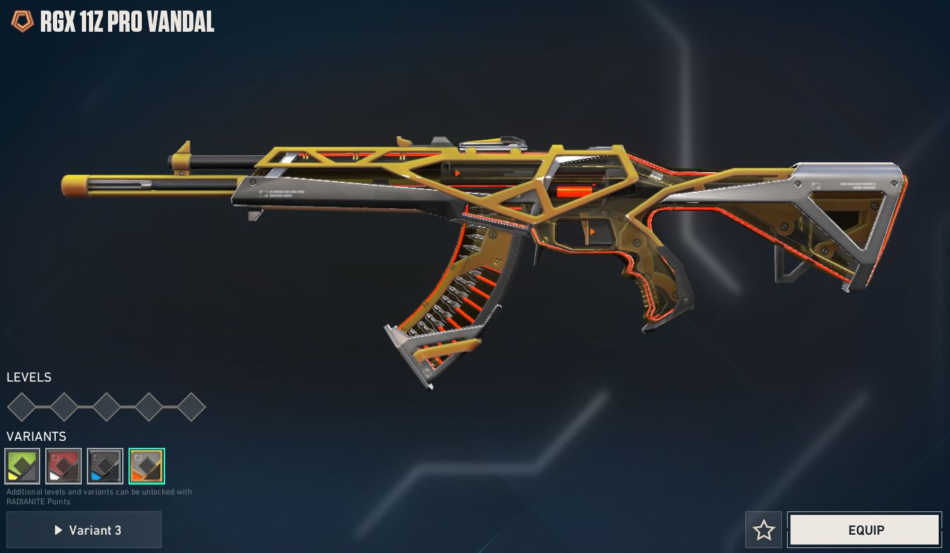 Conta Valorant com várias skins de faca, incluindo algumas VCT