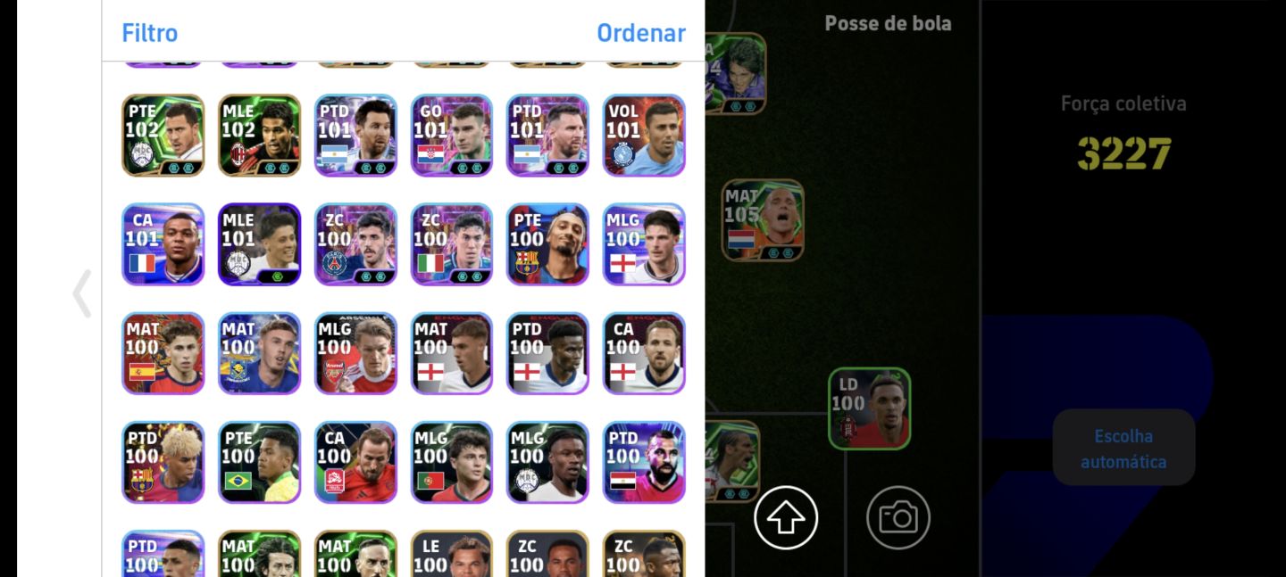 Conta efootball boa pra começar 3227