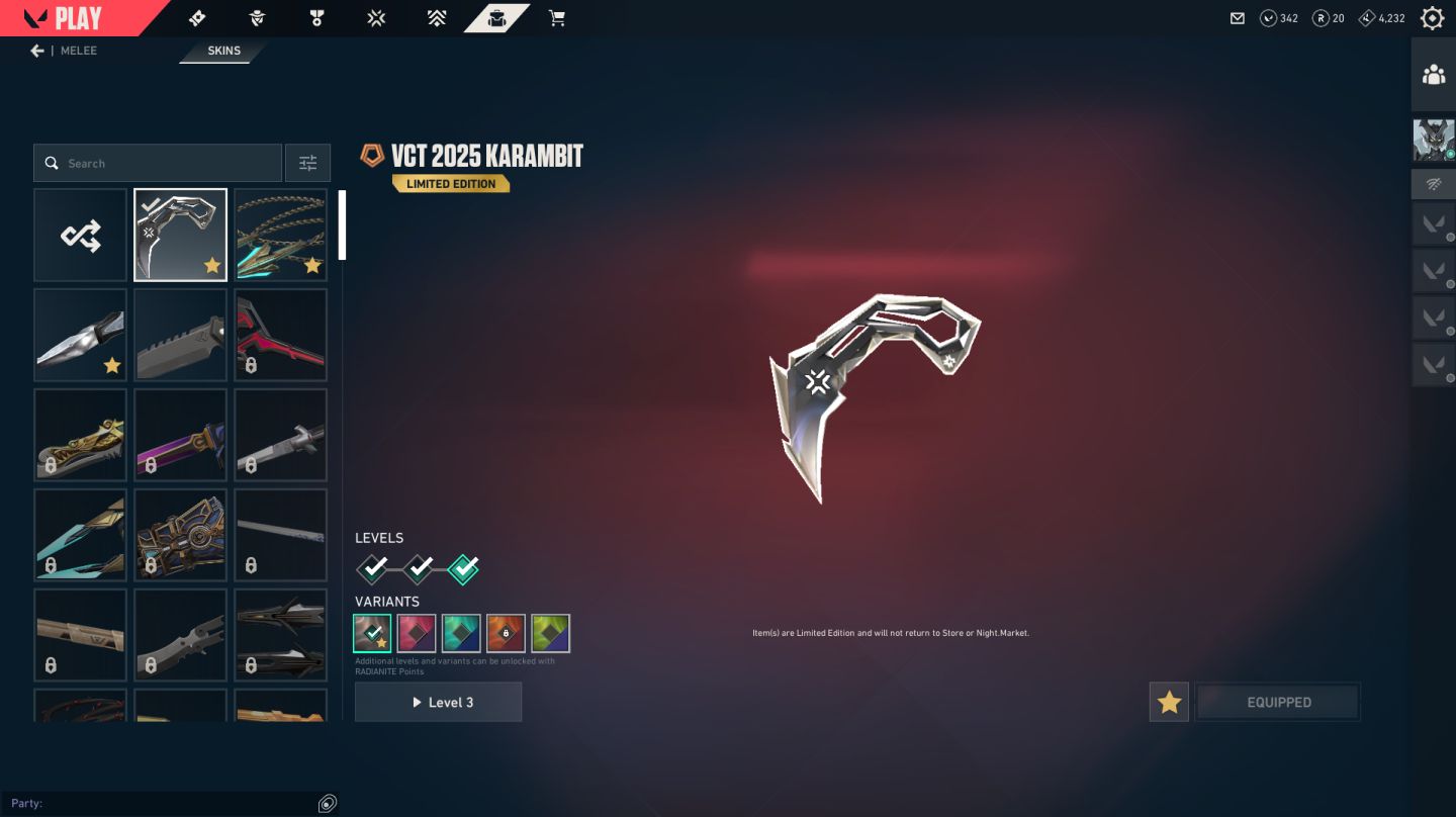 Conta Valorant Full Acesso | Lvl 50 | Vct Karambit 25 | Pct Cyrax | Pct Araxys +