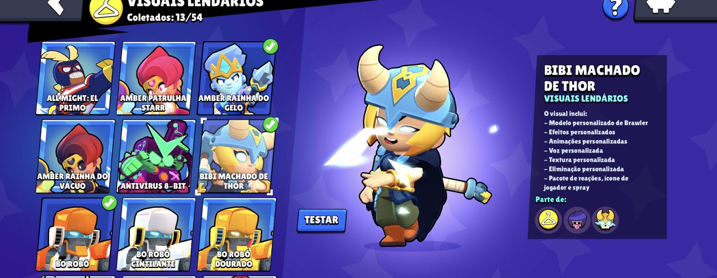 CONTA BRAWL STARS 2019 70k TROFÉUS OG 104/105 BRAWLERS