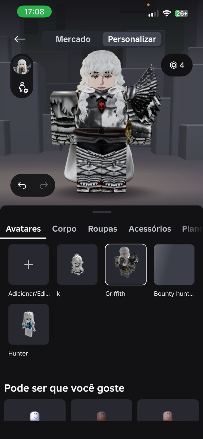 CONTA BLOX FRUITS GEMADA ANTIGA - Upada em outros jogos e muita skin